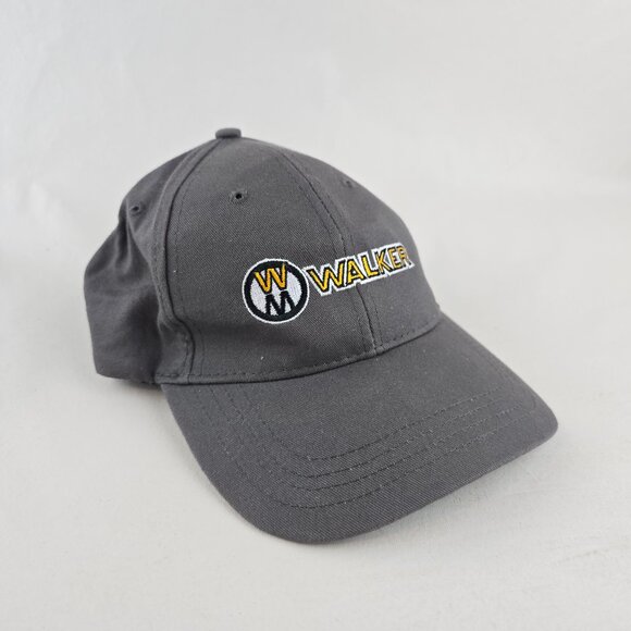 Walker Company Gray Baseball Hat Adjustable Cap Embroidered Logo Vernon Co Gentl - Picture 1 of 7